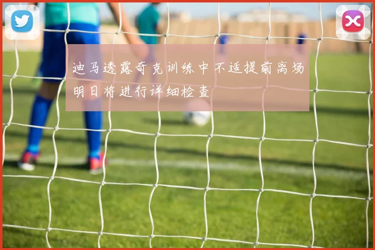 迪马透露奇克训练中不适提前离场明日将进行详细检查